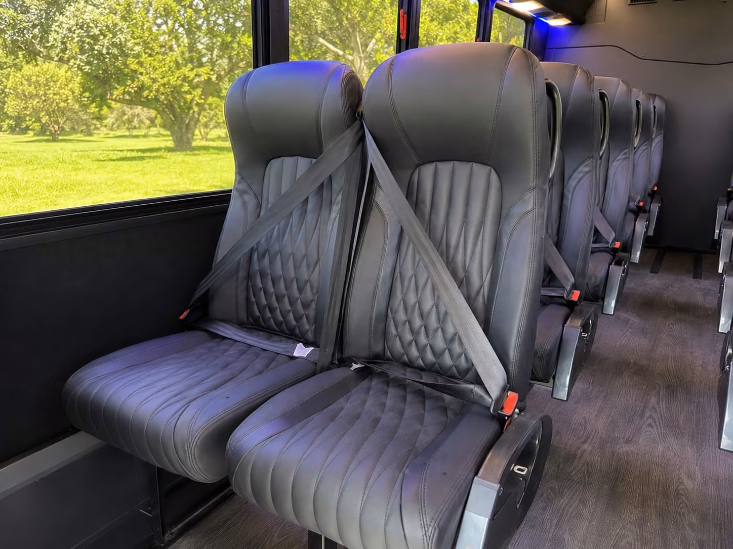 15 passenger minibus inside