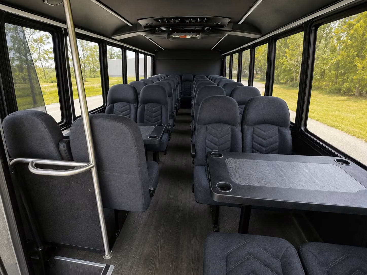 15 passenger minibus interior