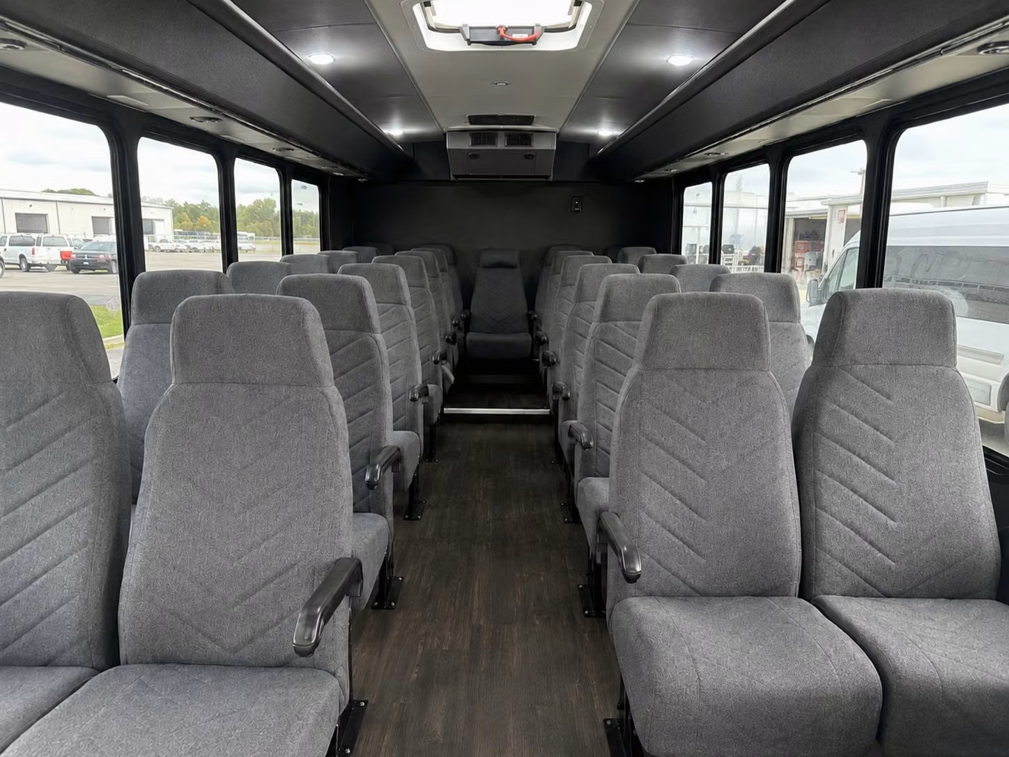 18 passenger minibus interior