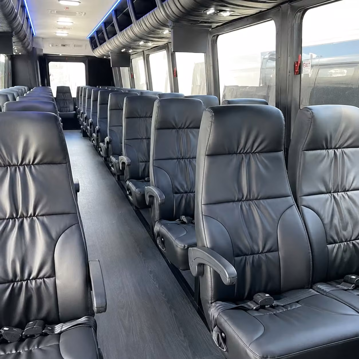 25 passenger minibus inside