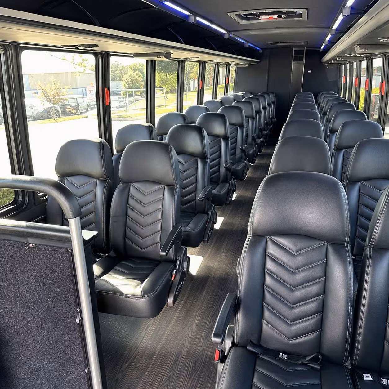 25 passenger minibus interior