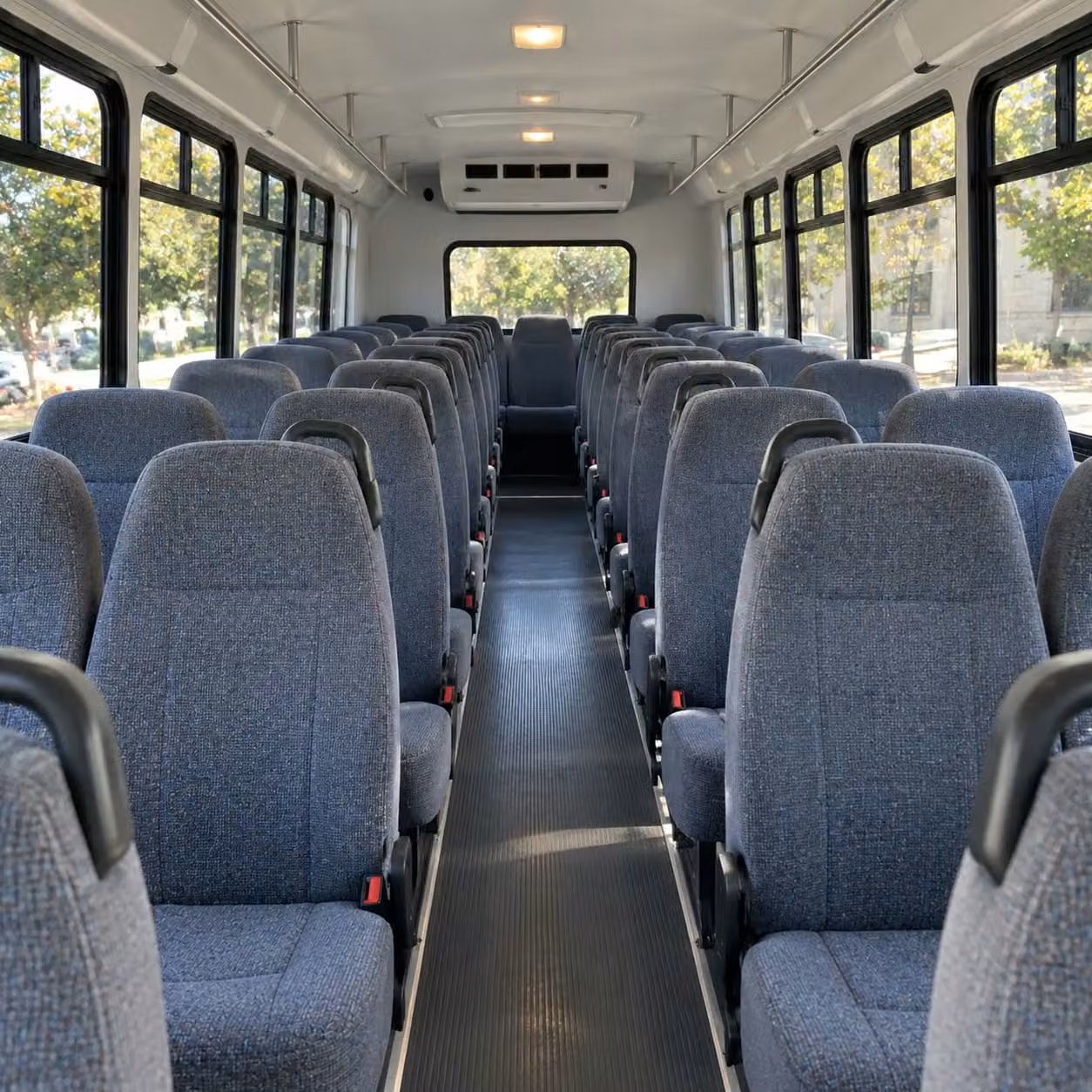30 passenger minibus inside