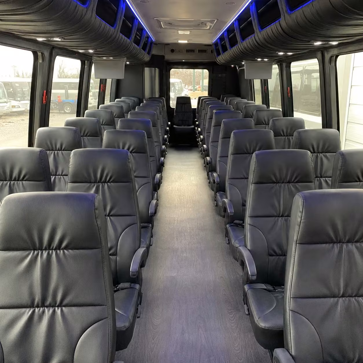 30 passenger minibus interior