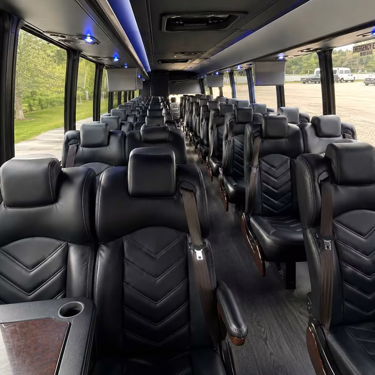 35 passenger minibus interior