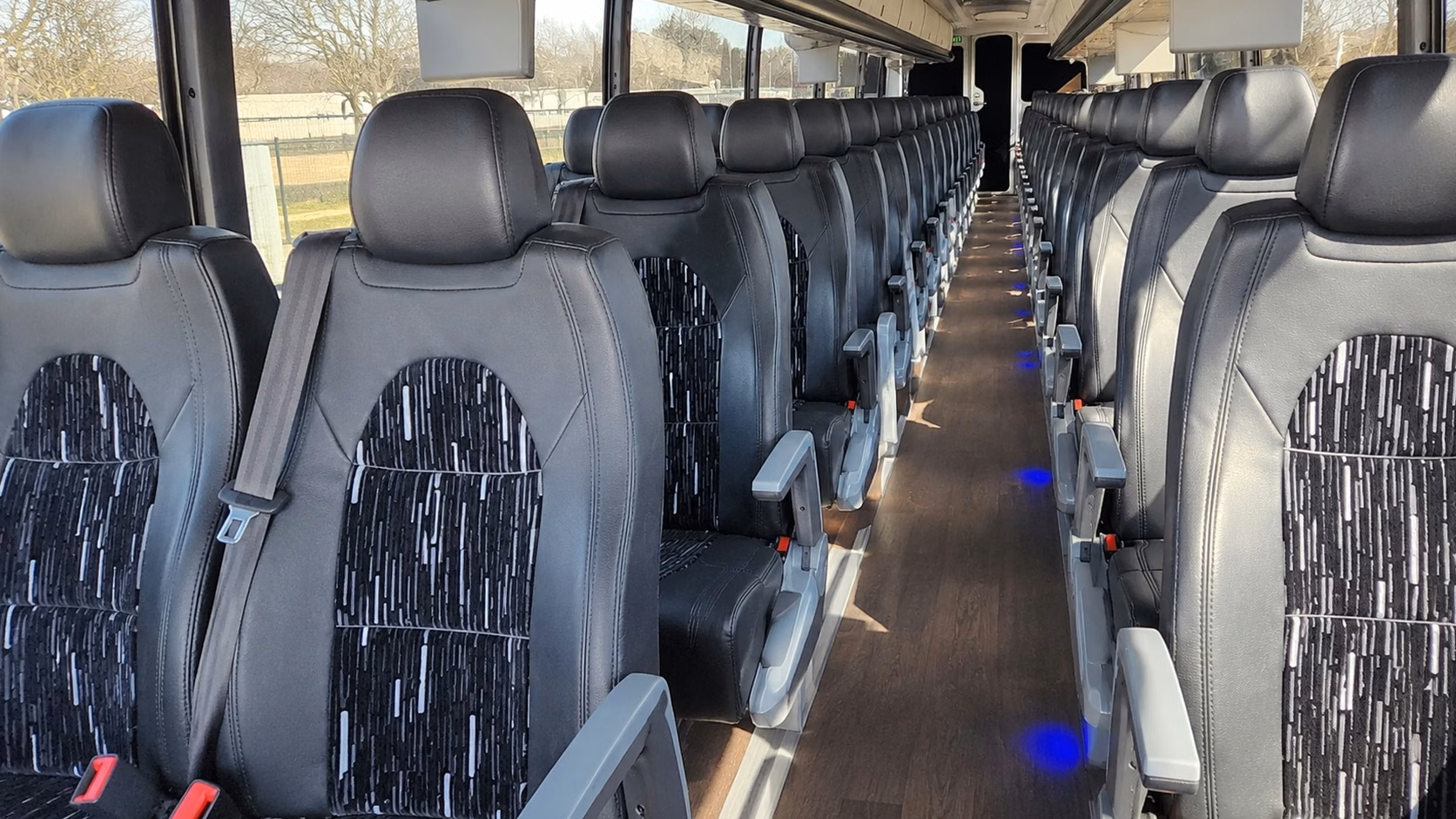 how bus type and size change charter bus prices in newton massachusetts