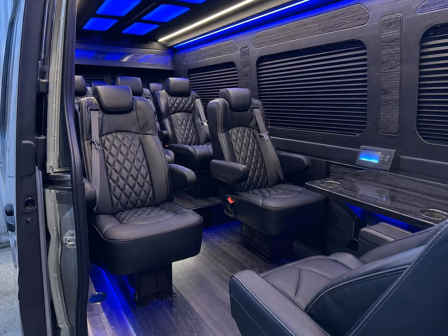 sprinter van transportation for groups and events across newton